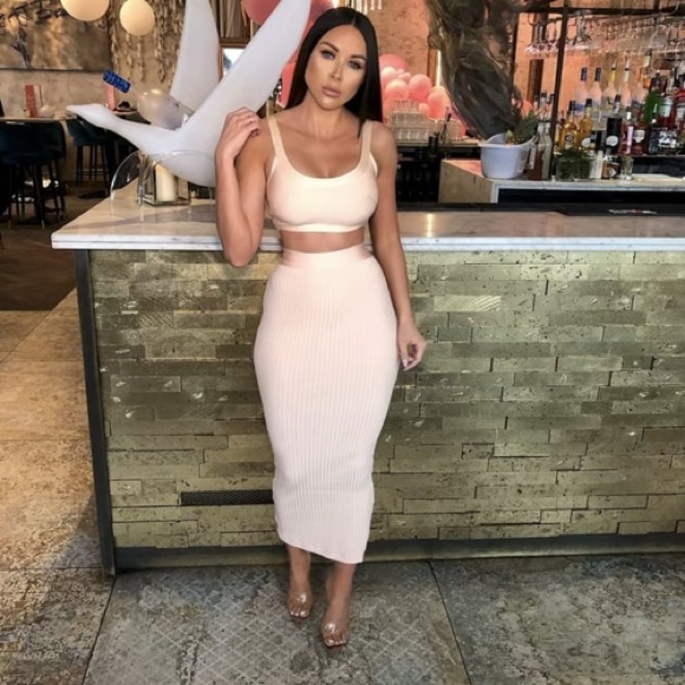 Nude two piece